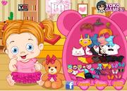 Gioco online Giochi di Bambini Neonati - Baby With Teddy Bear